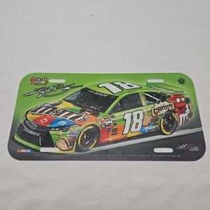 Kyle Busch #18 2015 Sprint Cup Series Crispy M&M Car License Plate